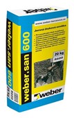 WEBER webersan 600 - jemná štuková omítka 20kg
